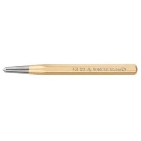 Pointeau avec pointe en métal dur 120 x 10 x 3 mm Rennsteig Werkzeuge 430 121 0