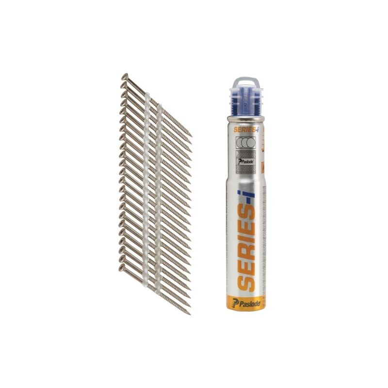 Spit - Pack 2500 Clous 3,1x90 Crantés Standard + Cartouche Gaz Im90xi