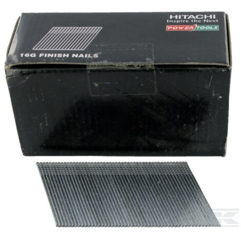 Pointes 50 mm 20° Gauge 16 Electrogalva boîte 2000 HIKOKI 705576