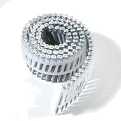 Pointes 50 x 4,0 mm Rouleaux 16° Plat d'Ancrage Electrozinguée (zinc 15µ) Annelé NORFIX - NFX11391