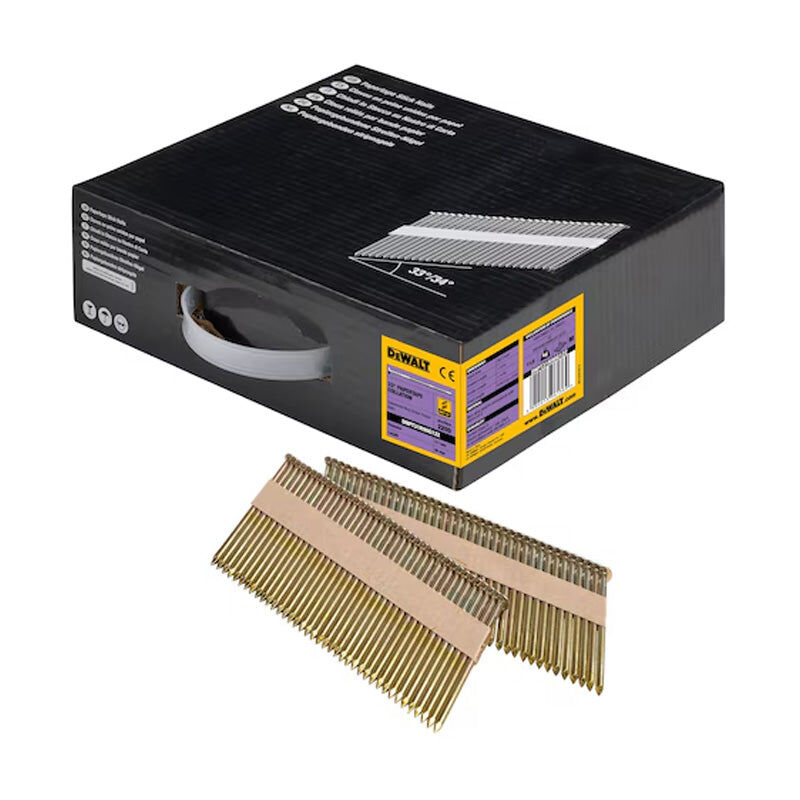 Dewalt - DNPT31R90G12Z 34° Clous lisses 3,1 x 90 mm 2200 pièces
