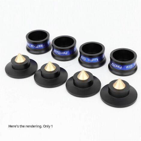 Pointes d'isolation pour haut-parleurs, patins de base pour haut-parleurs A--