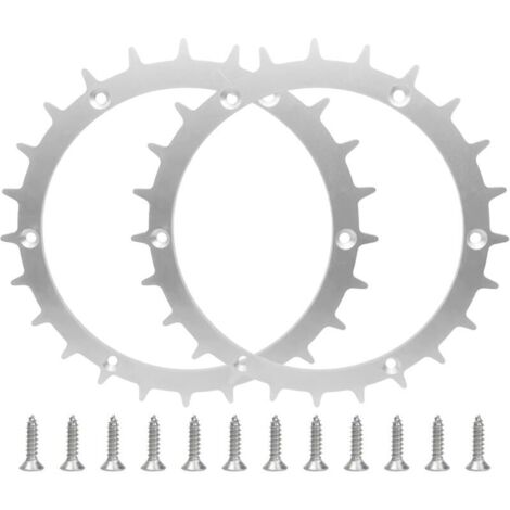 Pointes en acier inoxydable pour tondeuse à gazon Bosch Indego XS300 M700 S500 170 mm avec 12 vis, amélioration de la traction pour Bosch
