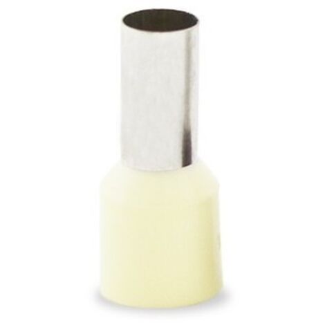 Pointes isolées section 0,5 mm Blanc 50 unités