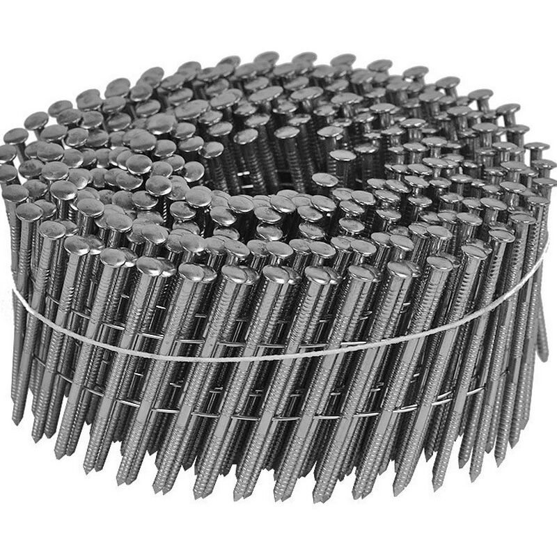 Arcas - Pointes rouleaux plat - 16° - 2.5x55 mm - Annelées Inox - Boite de 7200 - arca - SPR2555AITB