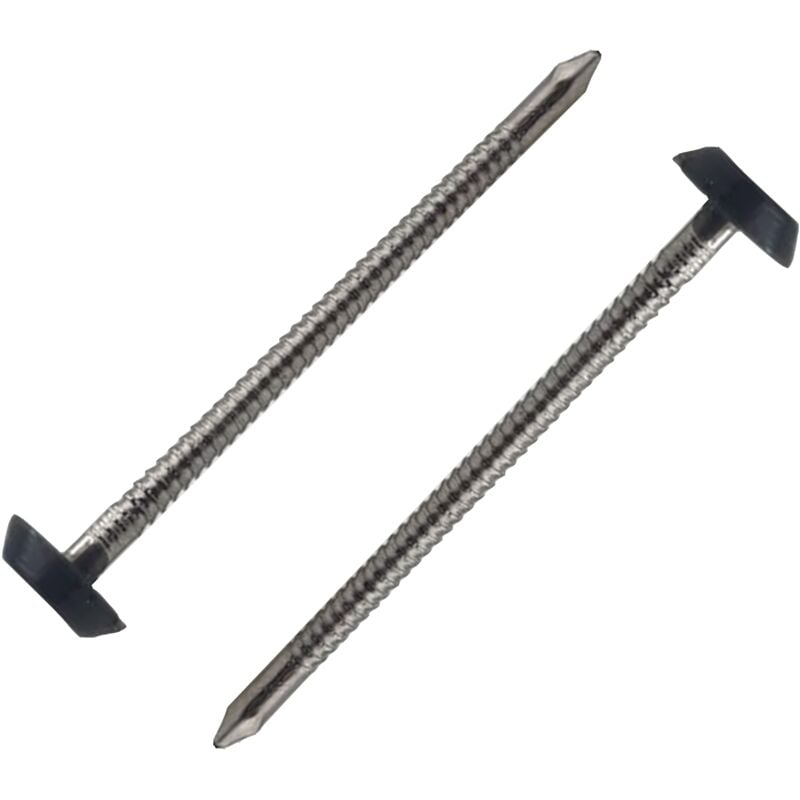 Pointes tête plastifiée 3.20 x 65 mm Anthracite – ral 7016 – Boite 100 pièces