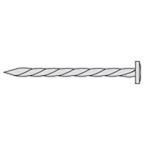 Pointes tête plate acier galvanisé. diamètre 2.2 mm. longueur 45 mm. cartouche de 5 kg - ETABLISSEMENTS PATE