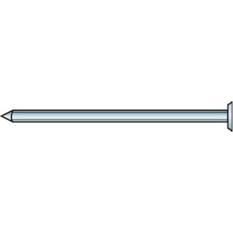 Pointes tête plate inox A2, diamètre 2,2 mm, longueur 40 mm, boîte de 1 kg - ATS