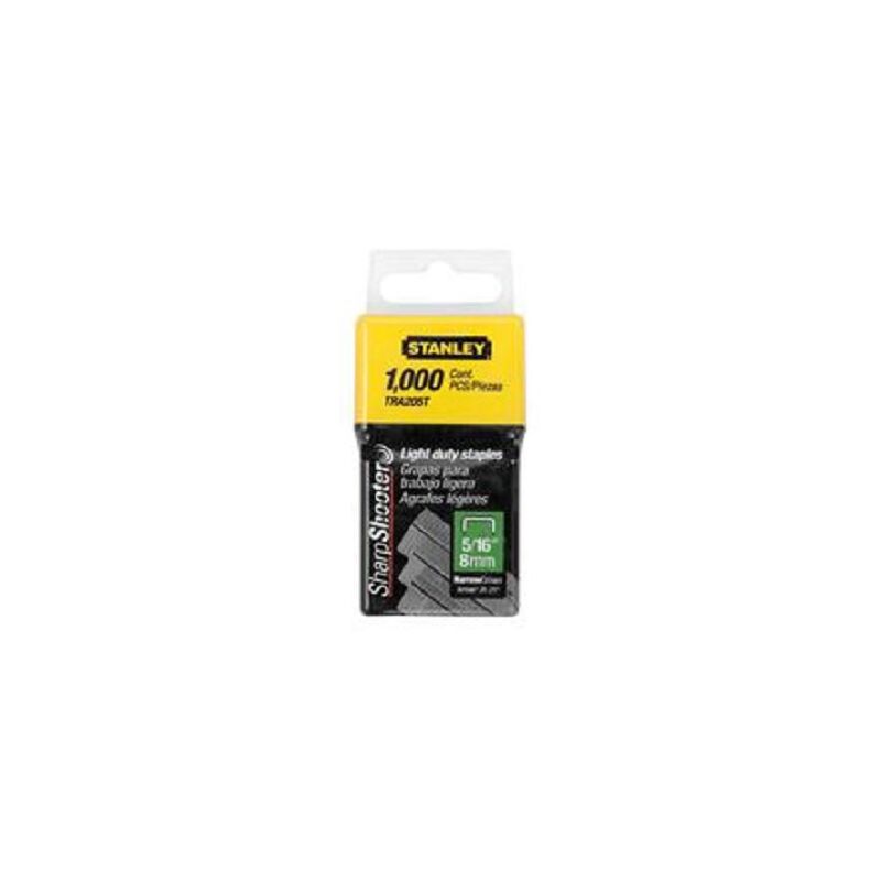 Stanley - 1-TRA208T agrafe 12 mm type a boîte 1000 pièces