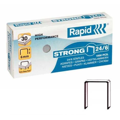 Points universels larges mm 6 pcs. 1000 R24/6 Rapid
