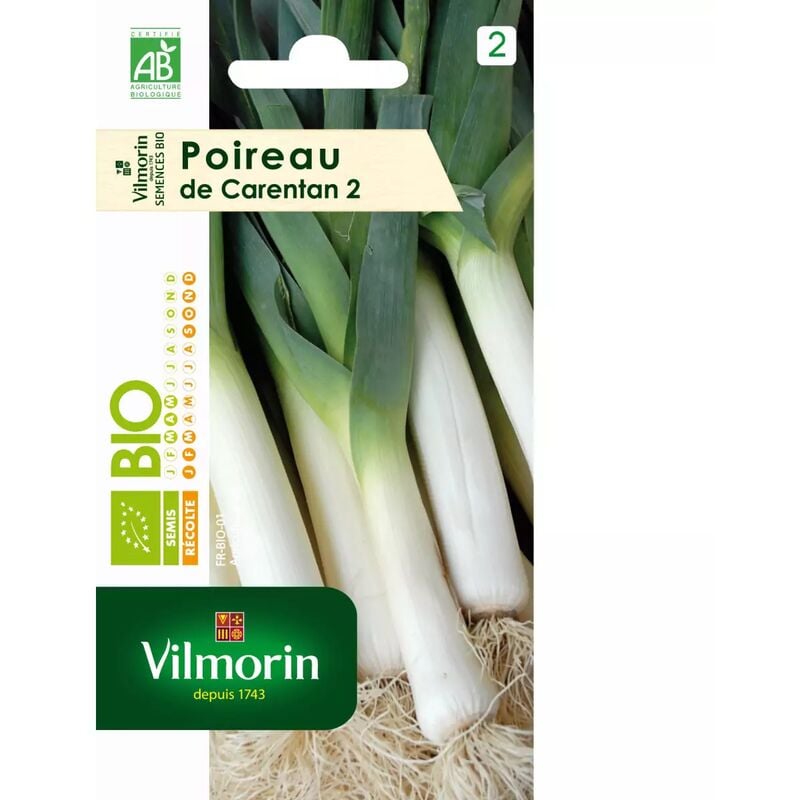 Vilmorin - Sachet graines Poireau de Carentan 2 bio