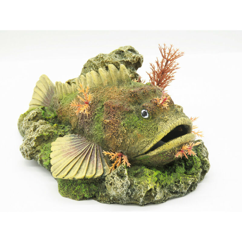 poisson avec diffuseur de bulle 210 x 145 x 90 mm décoration aquarium