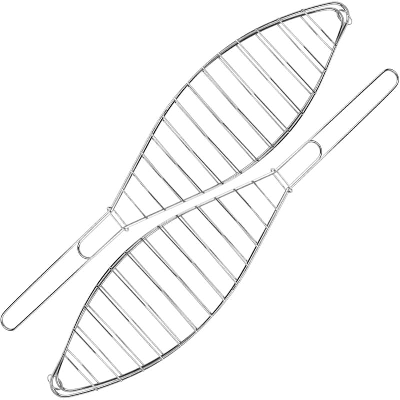Poisson Grille Panier de Grill BBQ Clip Grillagé Poignée Barbecue Sélection Grillmaster