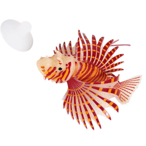 Poisson Lion Lumineux Rouge - Idéal pour Aquarium et Décoration Marin-AUTRES