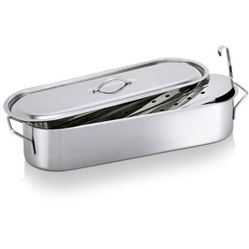 Poissonnière BEKA 60 cm – Inox, Couvercle et Grille Inclus - vue 1