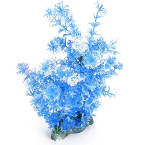 Poissons d'Aquarium Décoratifs en Plantes Aquatiques Violettes et Blanches - AUTRES