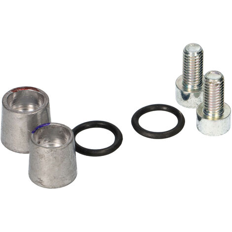 Poladapterset M8-Innengewinde 8mm auf Rundpol Autopol 2 Stück