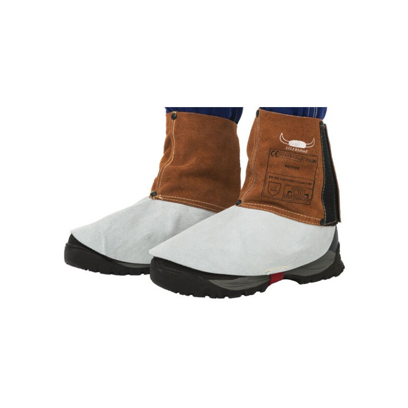 

Polainas para soldador con bajo para el zapato Lava Brown - Weldas