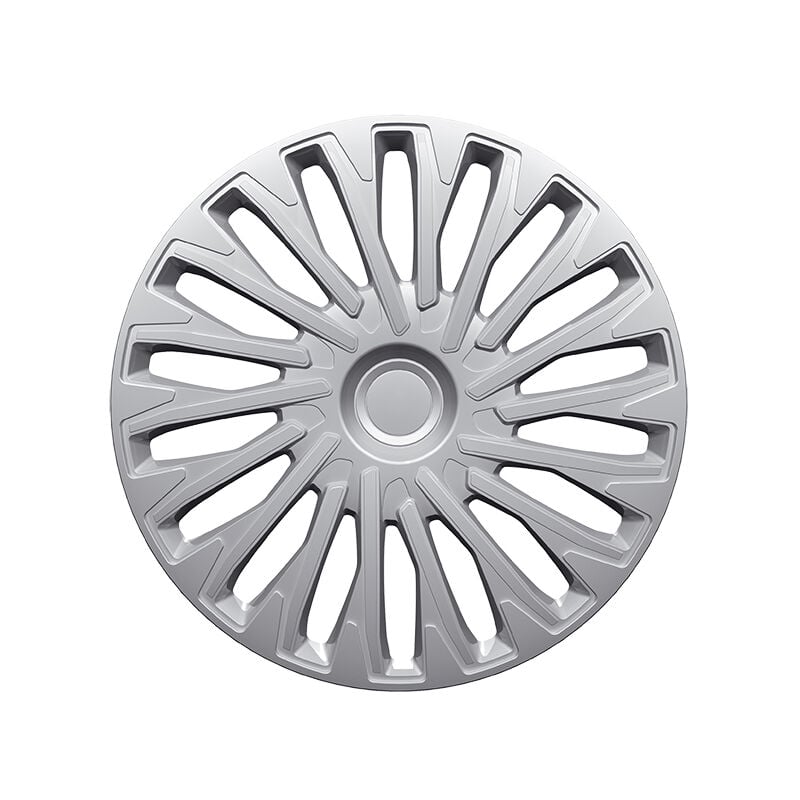 Boîte de 4 enjoliveurs soho Silver abs 14' - RA14-5SOC - Ce produit de marque est neuf. - Polaire