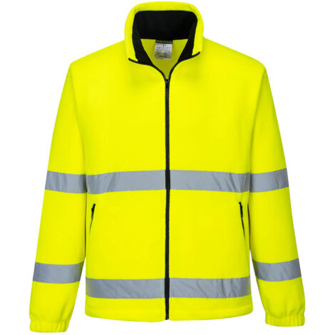 polaire coupe vent hv - taille xxl - jaune - portwest