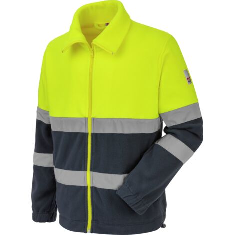 Polaire de travail Würth MODYF haute-visibilité jaune/marine