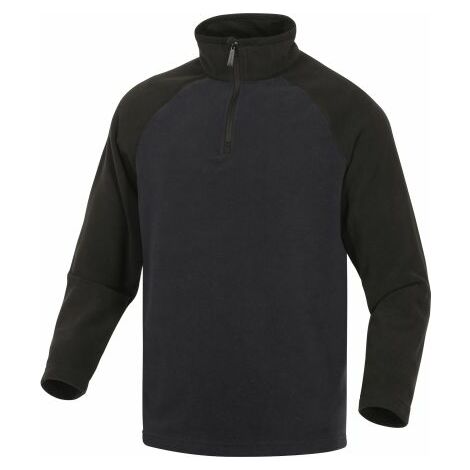 Polaire Delta Plus ALMA, Mixte, Noir/Bleu marine, taille M, en Polyester ( Prix pour 1 )