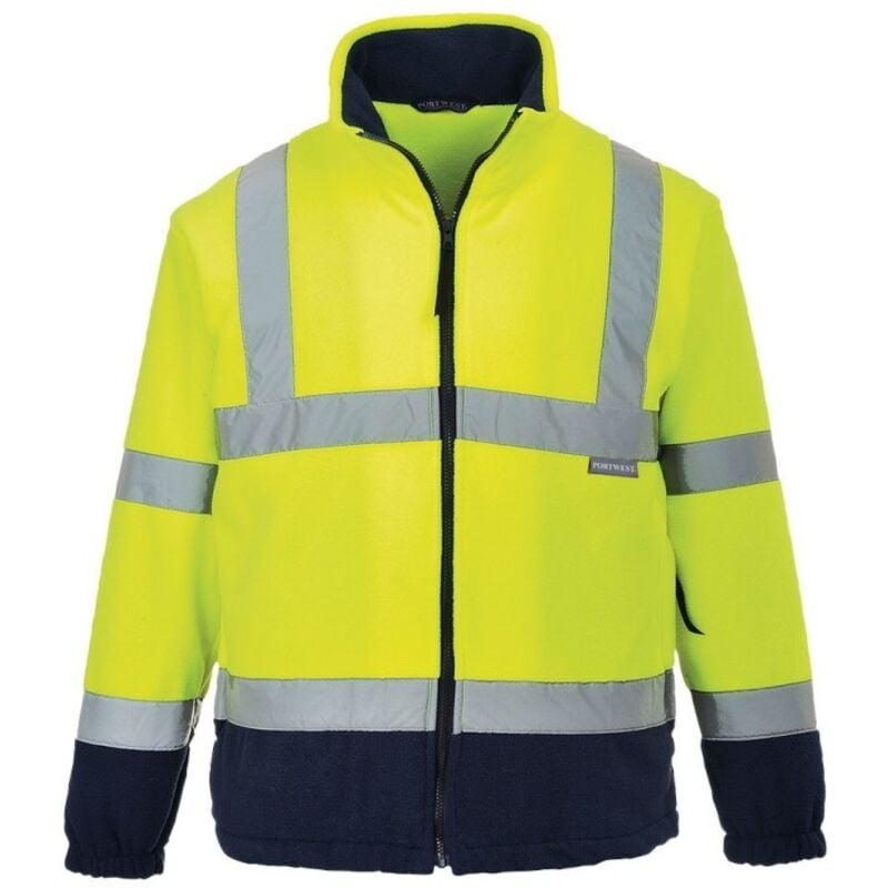 Polaire HiVis Bicolore couleur : Jaune/Marine taille l Portwest