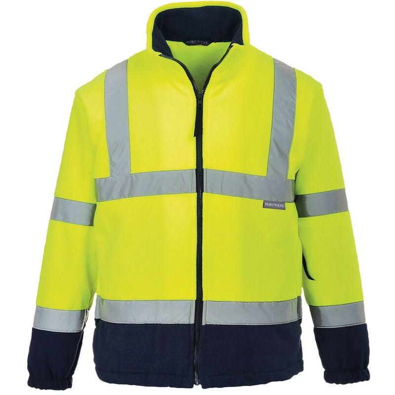 Polaire HiVis Bicolore couleur : Jaune/Marine taille xl Portwest