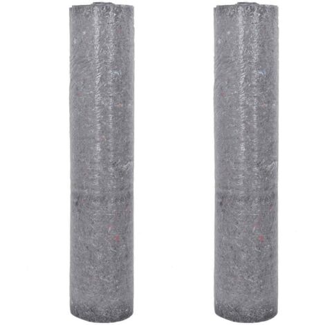 Polaires de peintre antidérapantes 2 pcs 25 m 180 g/m² gris CFW956599