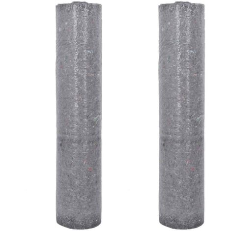 Polaires de peintre antidérapantes 2 pcs 25 m 220 g/m² gris CFW459700