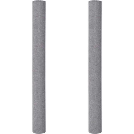 Polaires de peintre antidérapantes 2 pcs 5 m 220 g/m² gris CFW403900
