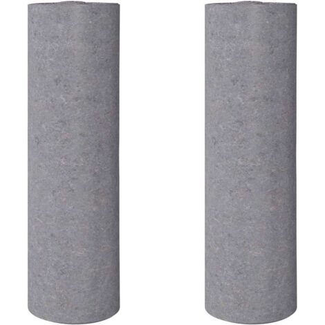 Polaires de peintre antidérapantes 2 pcs 50 m 220 g/m² gris CFW764074