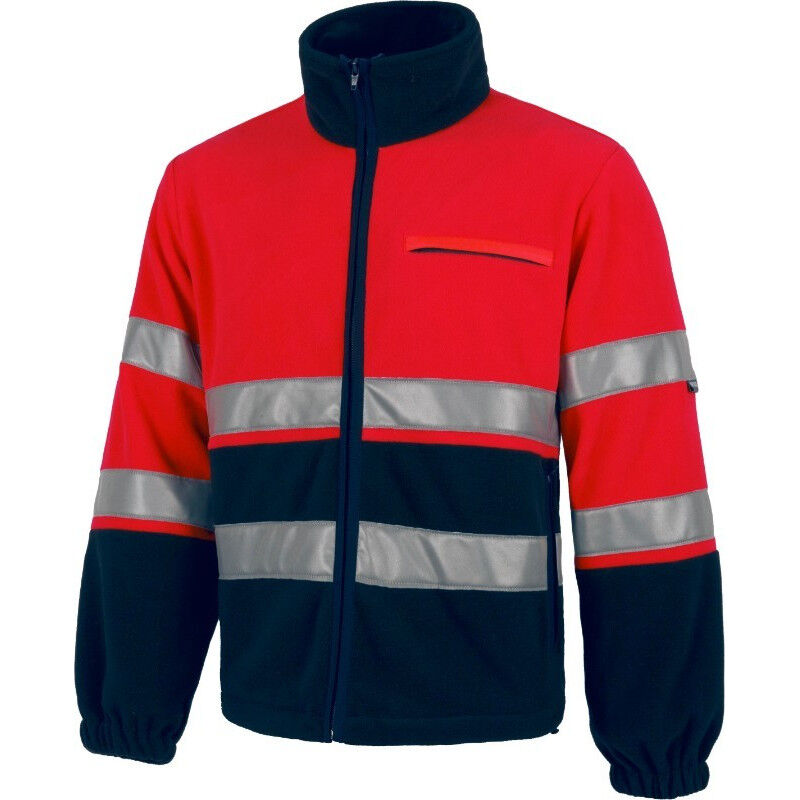 

Chaqueta Polar de Alta Visibilidad WORKTEAM con cintas reflectantes C4027 | L - Marino+Rojo A.V.