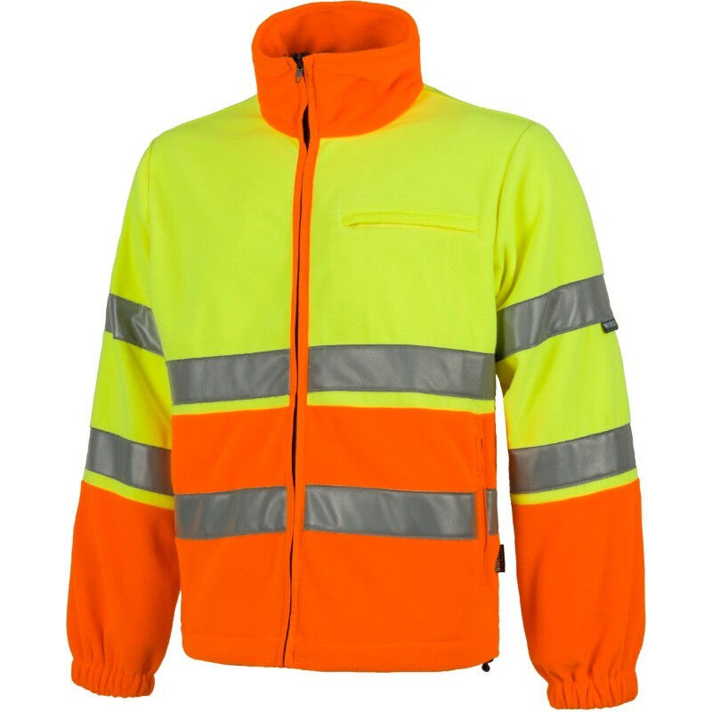 

Forro Polar combinado de Alta Visibilidad WORKTEAM Fluor C4026 | L - Naranja AV+Amarillo AV