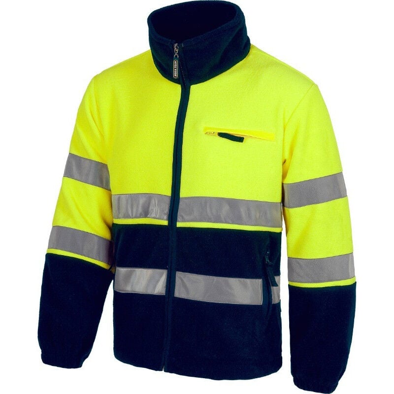 

Chaqueta polar de alta visibilidad combinado WORKTEAM Fluor C4025 | M - Marino+Amarillo A.V.