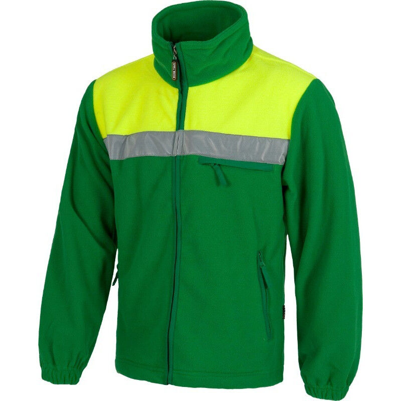 

Polar de alta visibilidad con pieza ajustable (verde y rojo) WORKTEAM C4030 | M - Verde+Amarillo A.V.