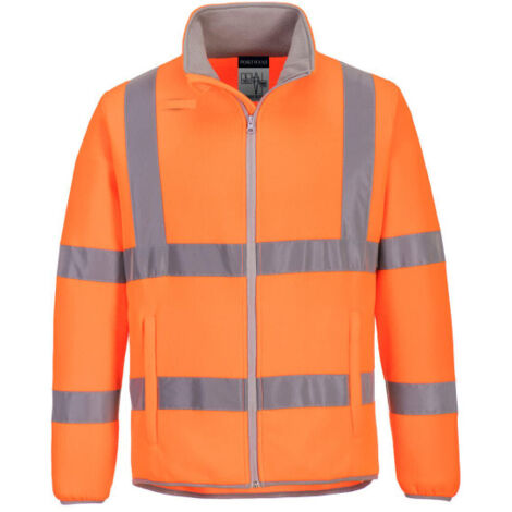 Polar de Alta Visibilidad Eco: Confort y Sostenibilidad / Naranja / S