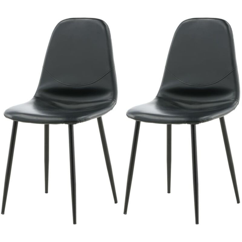 Ebuy24 Polar Esszimmerstuhl Pu Kunstleder Schwarz.