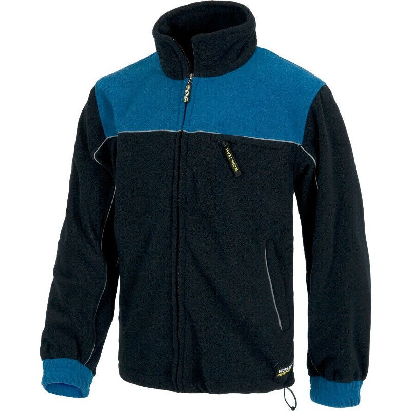 

Chaqueta polar combinada con vivos reflectantes WORKTEAM Future WF1800 | M - Marino+Azafata