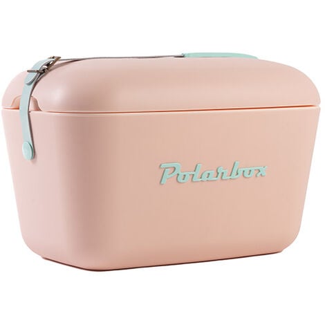 FPLUS POLARBOX Glacière Retro avec bandouillière-Rose-20L