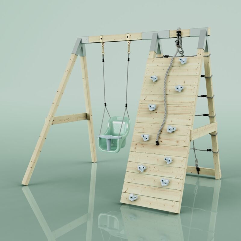 Polarplay - Structure à grimper Lapin des neiges Vert 183 x 202 cm