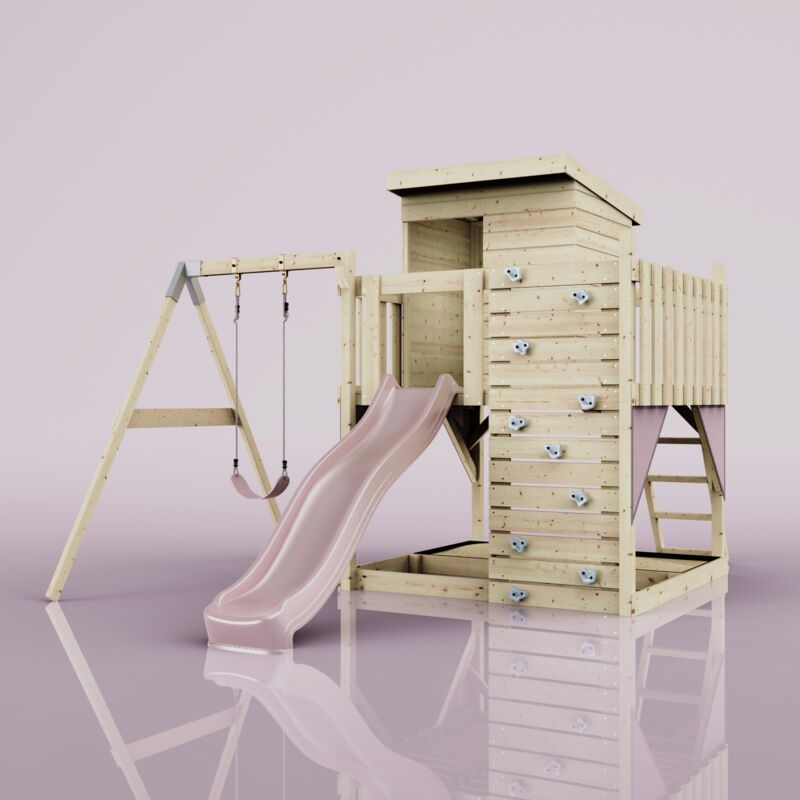 Polarplay - Tour de jeux Alma Rosa 415 x 306 cm Balançoire pour enfants