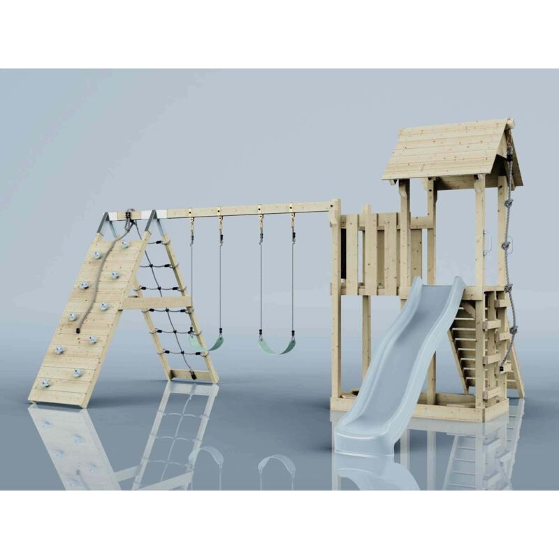 PolarPlay Tour de jeux Roskilde Bleu Balançoire pour enfants