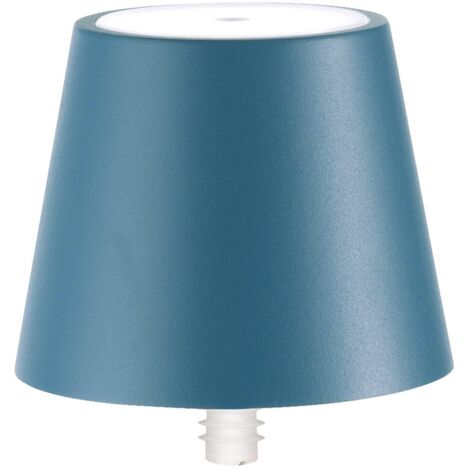 Poldina stopper lampada da tavolo per bottiglia colore blu zafferano ld0349a3