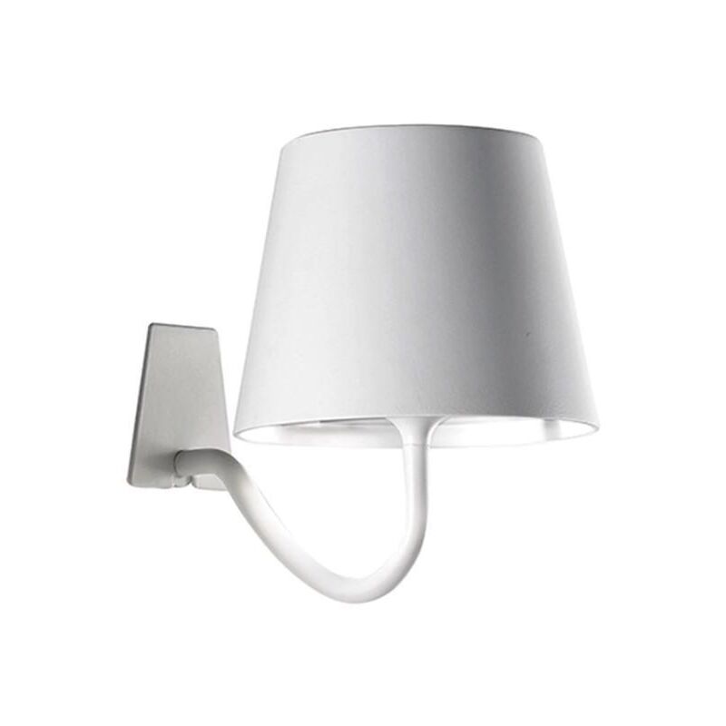 Poldina Zafferano support mural rechargeable led ø 110x140x157mm - ld0688b3