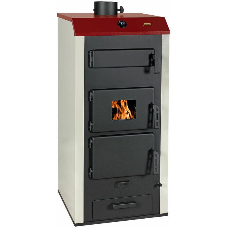 Poêle à bois avec bouilleur - Prity NS32 3.2 + 33.2 Kw