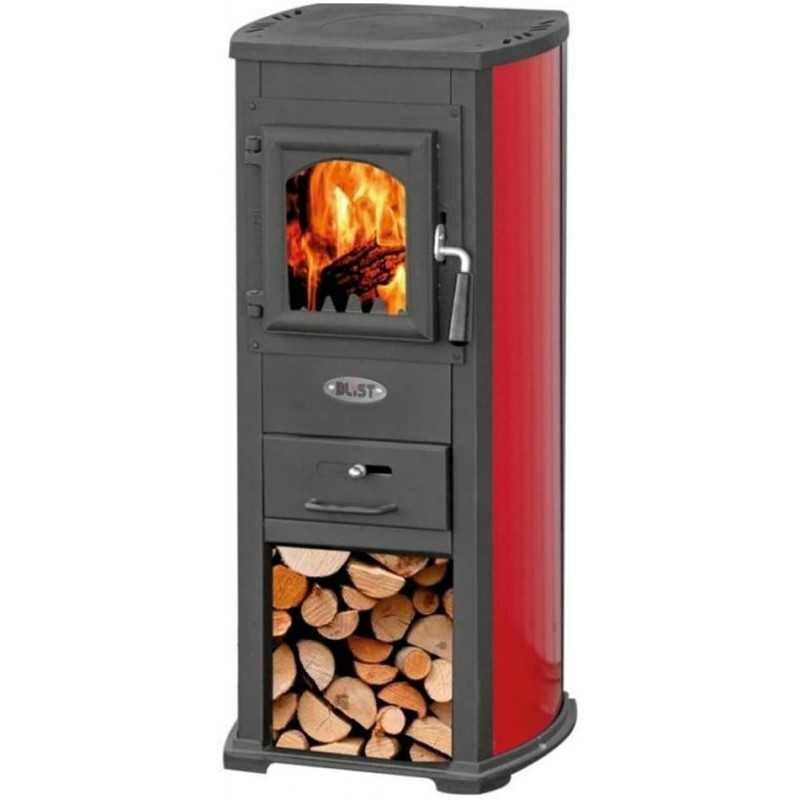 Poêle à Bois Blist Economique Lux Rouge