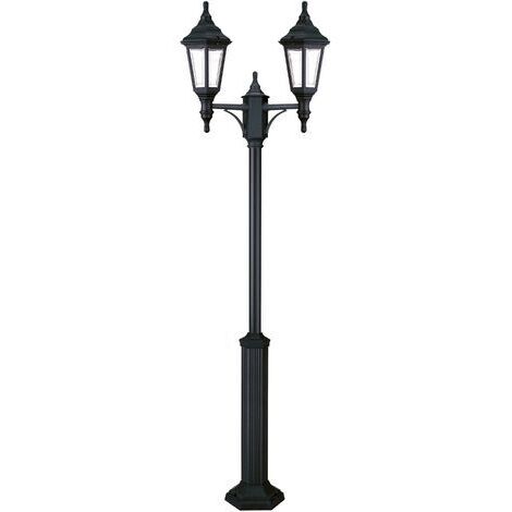 Pôle classique à 2 bras CLIC-CLAC 6 IP44 E27 2x42W 2040mm Noir