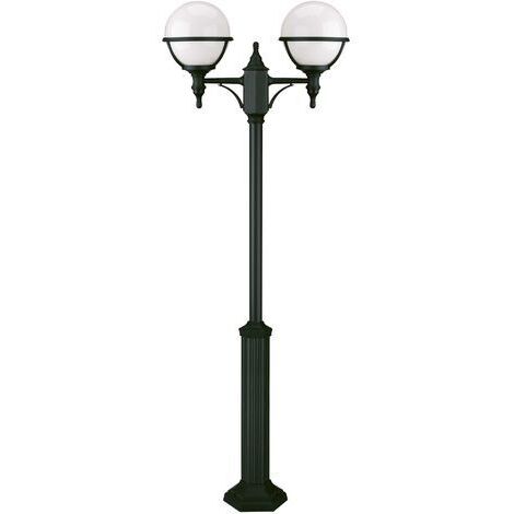 Pôle classique à 2 bras CLIC-CLAC GLOBO IP44 E27 2x42W 1920mm Noir