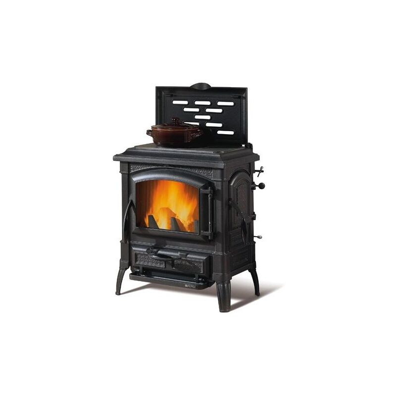 La Nordica - Poêle à bois en fonte Isetta con cerchi Evo 4.0 7.3 kW